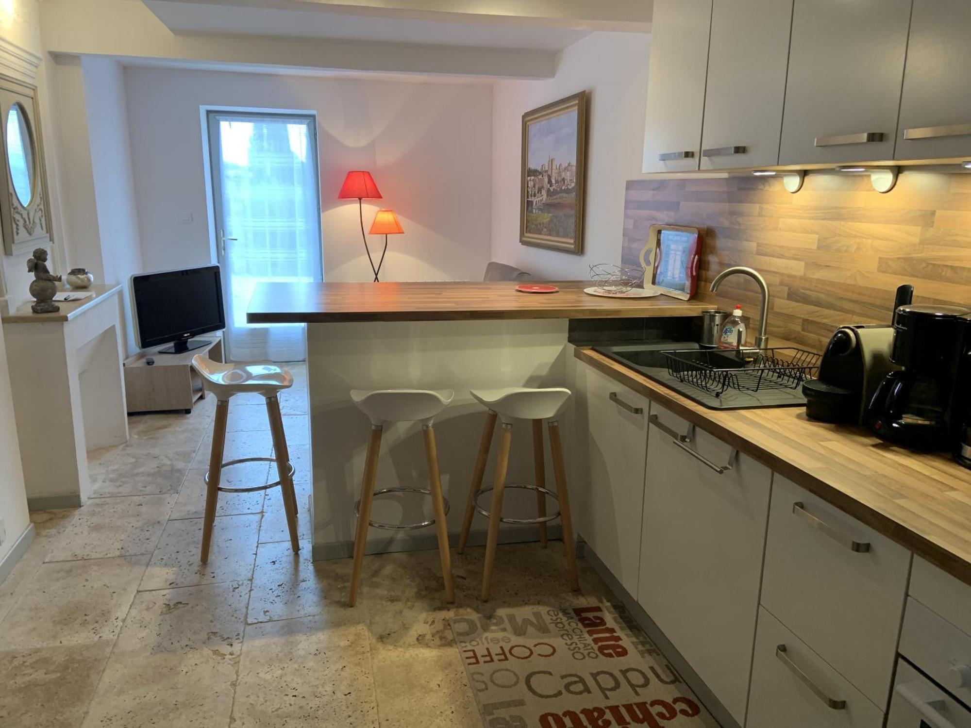 Appt 2 Pieces Dans Mas Provencal Lägenhet Roquemaure  Exteriör bild